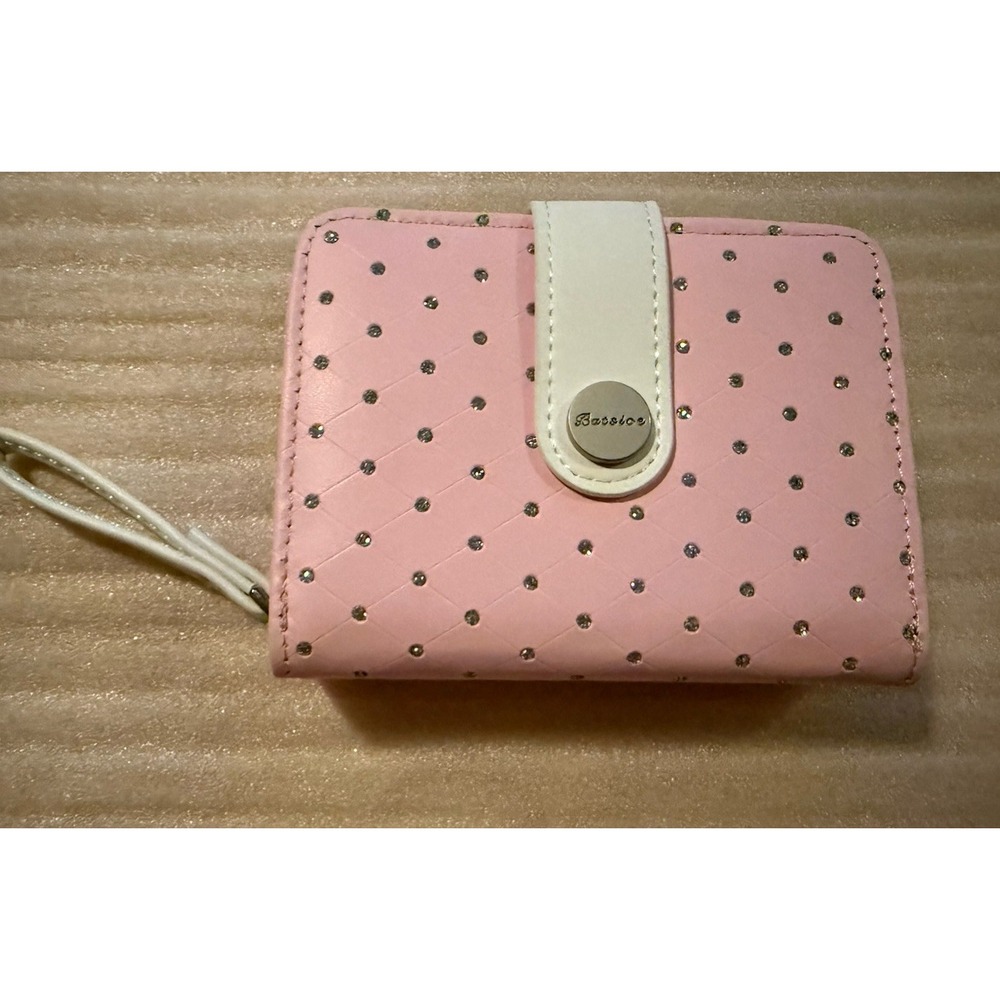 Batsioe Women's Pink Card Holder Wallet